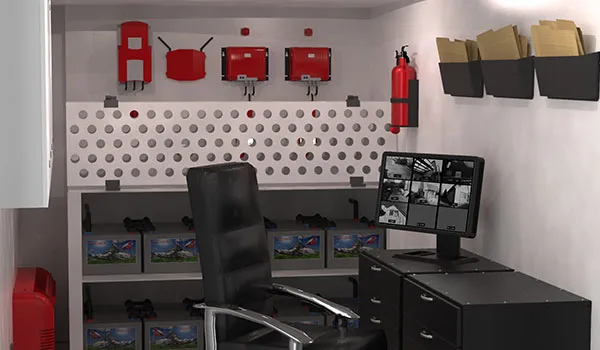TellCo control room monitoring remote infrastructure